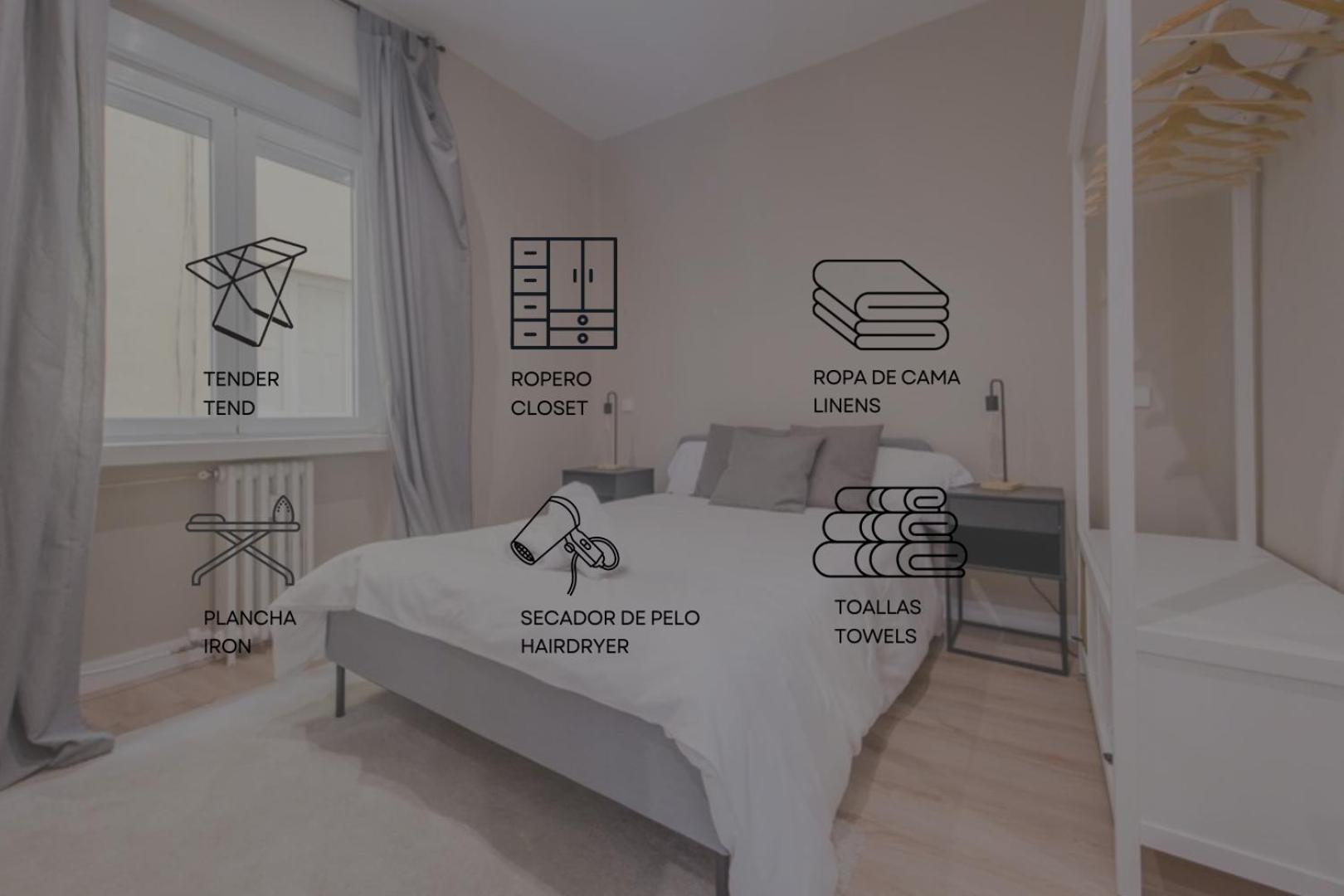 Downtown Apt Para 7Pax La Latina,Centro De Madrid Extérieur photo